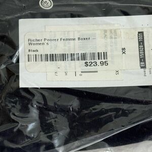 NWT Richer Poorer Femme Boxer Black XS